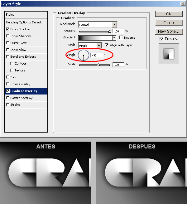 Efecto de texto de papel recortado [PS]