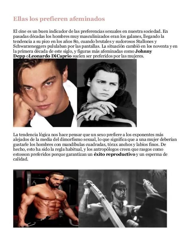 Ellas los prefieren afeminados