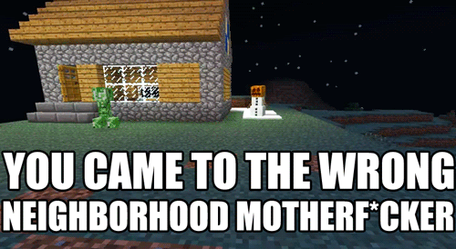 you came to the wrong neighborho