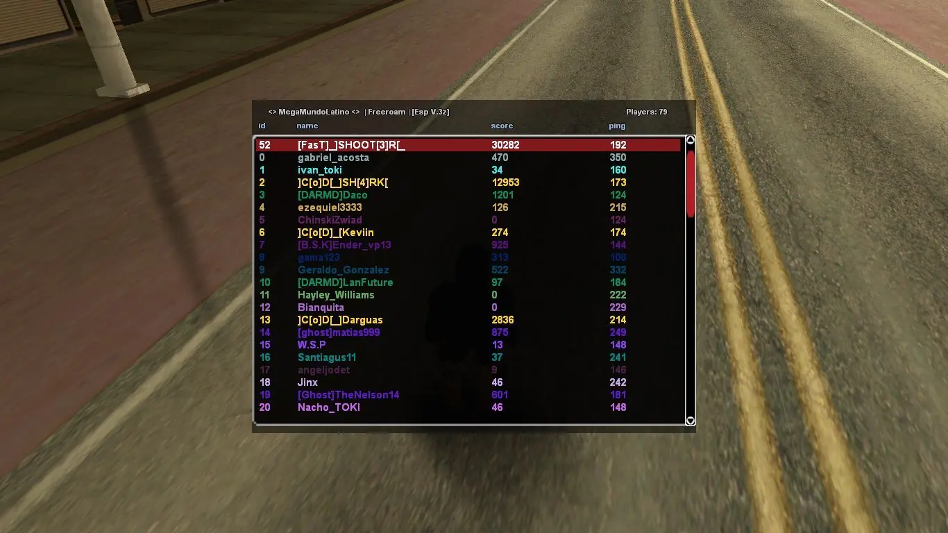 GTA SAMP MegaMundoLatino - Comandos y Reglas