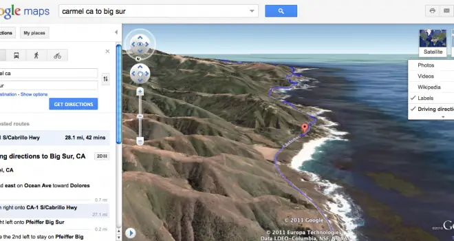 Google Maps lanza nueva manera de ver recorridos en el sitio