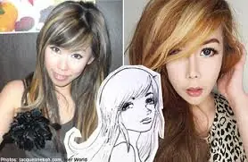 Mujer se hace 10 cirugias para parecerse a chica anime