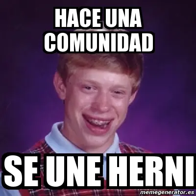 Entra y reite un poco de herni