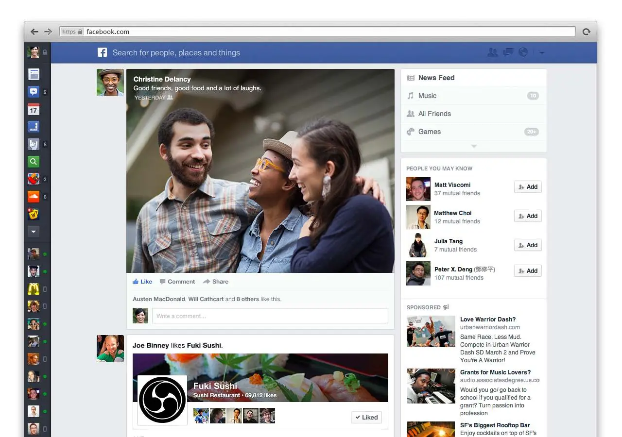 Nuevo Diseño De Facebook 2014!
