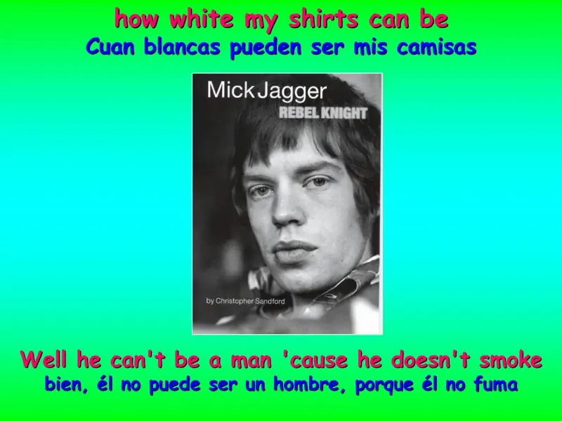The Rolling Stones - I can't get no satisfaction.
