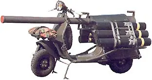 Moto tanque.