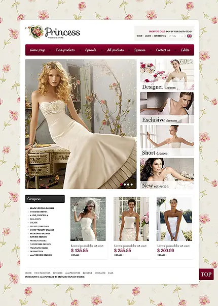Plantillas de diseño web estilo Retro