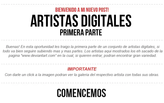 Artistas Digitales | Parte 1
