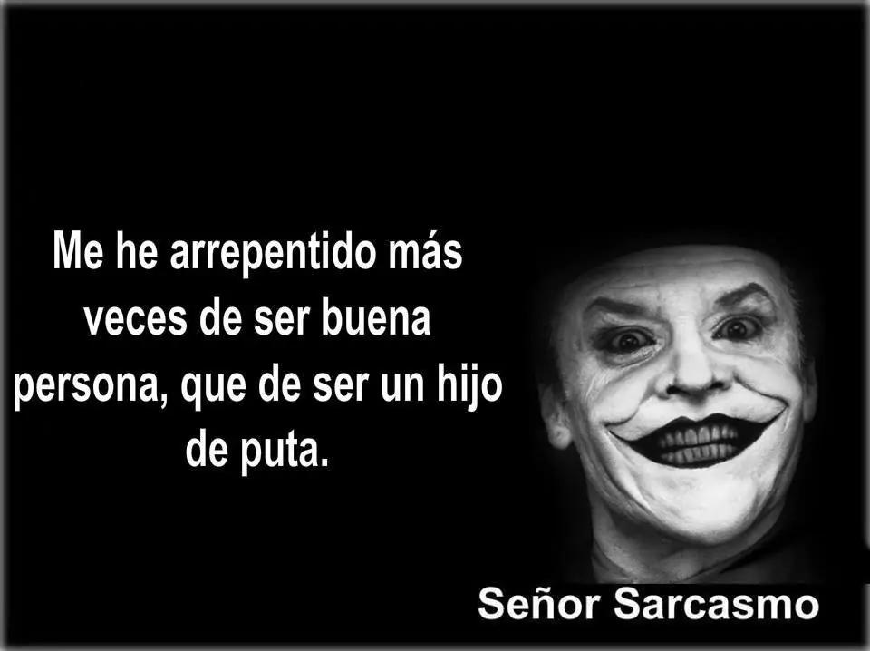 señor sarcasmo
