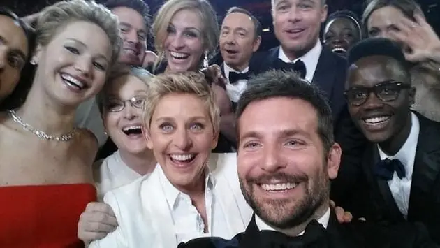 Selfie de Ellen DeGeneres es el más retuiteado de la histor