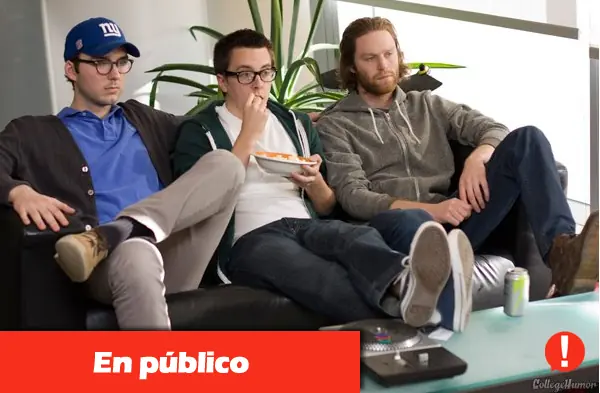 Cómo haces las cosas dependiendo de si estás en público o