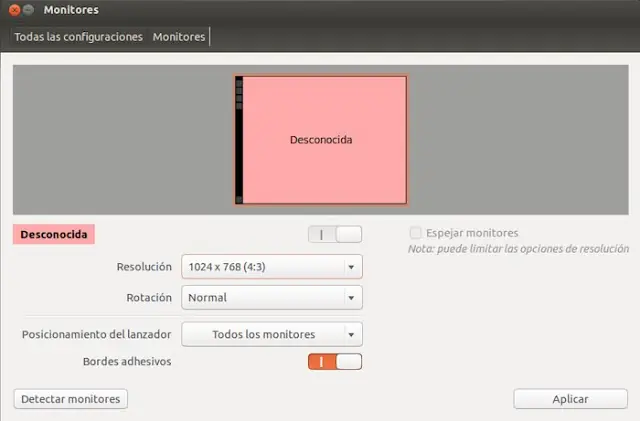 ¿No te aparece la puta resolución 1440x900? Entrá