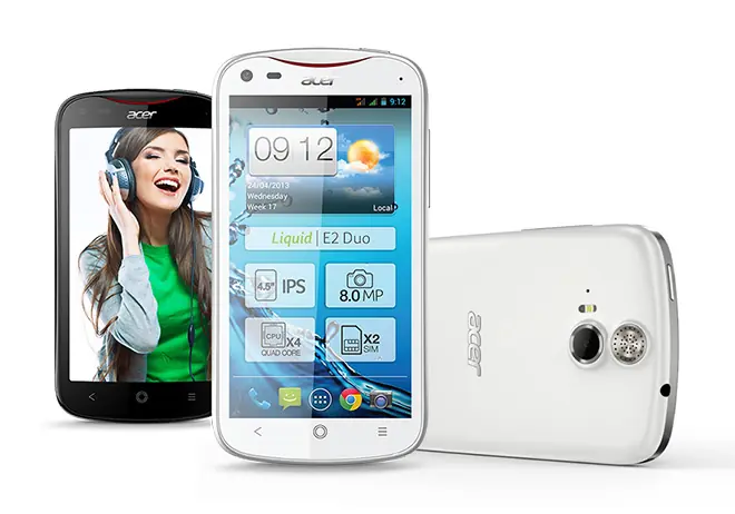 Acer Liquid E2 Duo en Detalle