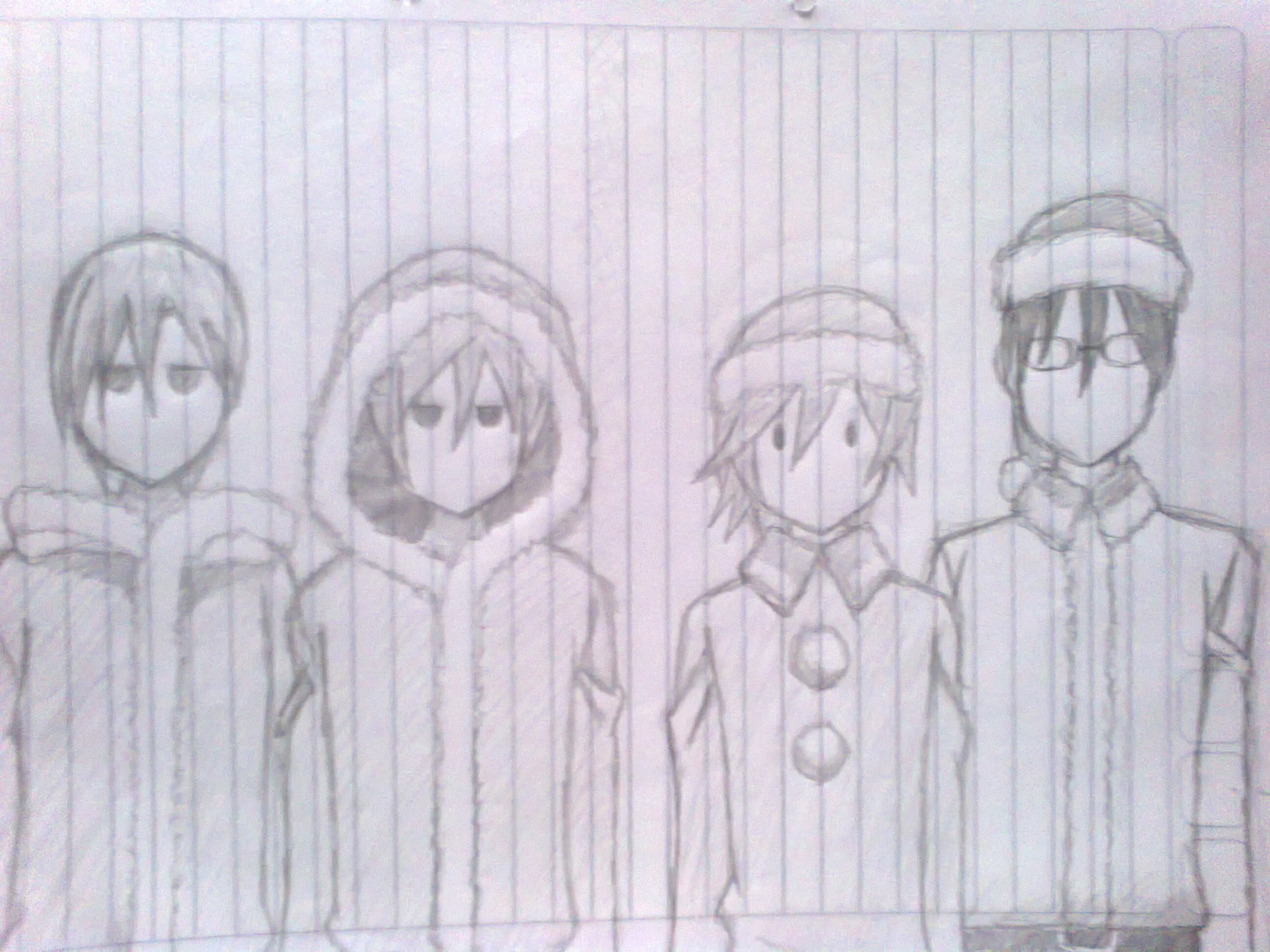 Dibujos de personajes de Anime hechos por mi :D (2da parte)