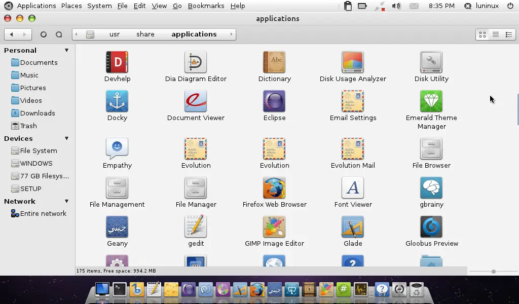 similar mac os x