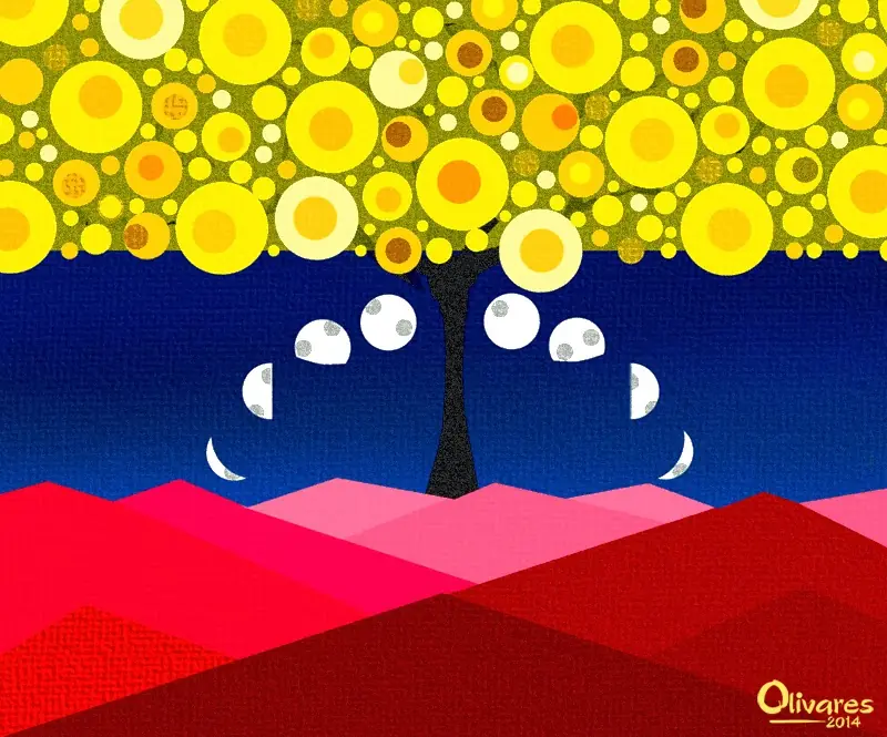 Arte con la bandera de Venezuela