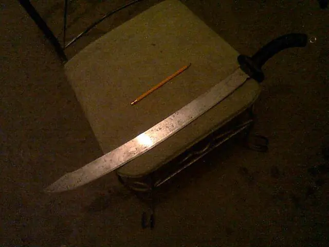 Reciclar machetes y cuchillos