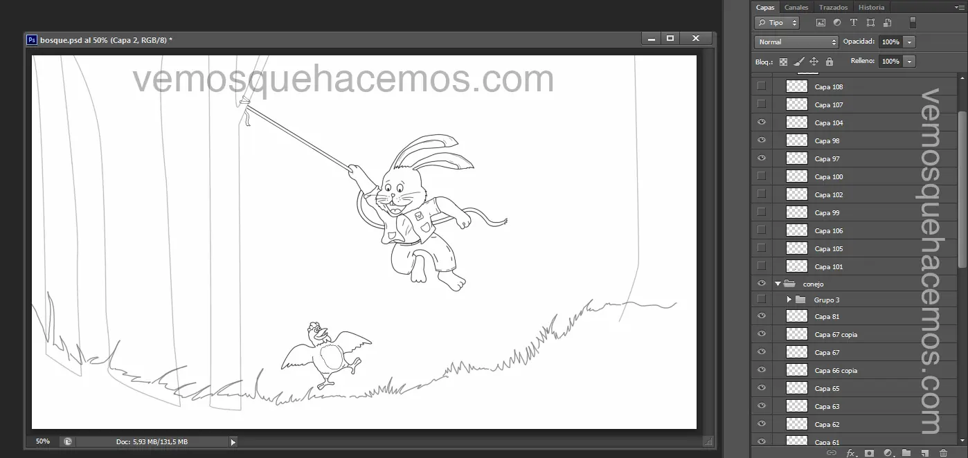 Mi ilustración paso a paso en photoshop