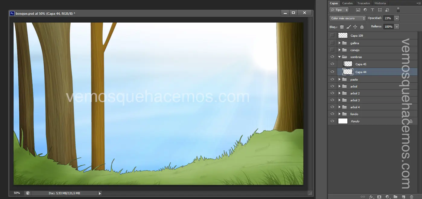 Mi ilustración paso a paso en photoshop