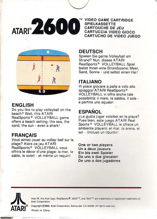 Algunas glorias de atari 2600