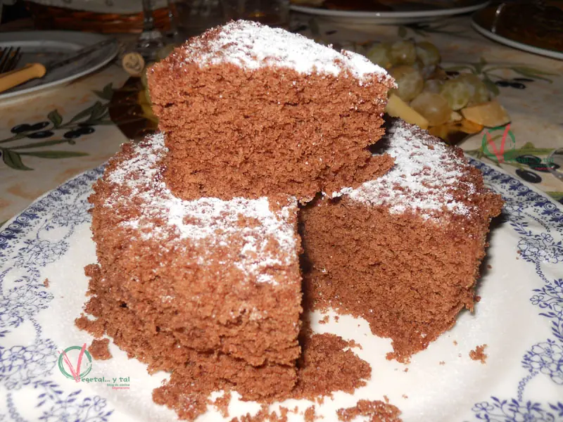 Bizcocho de chocolate en 5 minutos (microondas)
