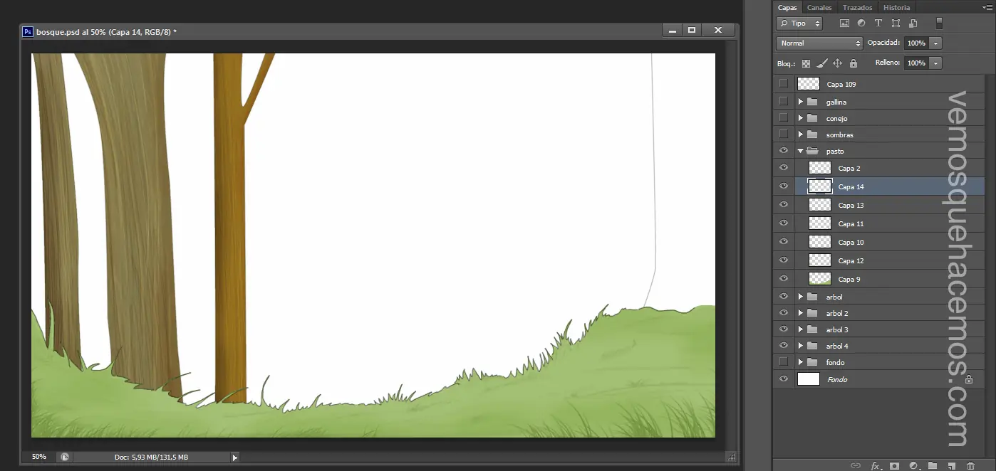 Mi ilustración paso a paso en photoshop