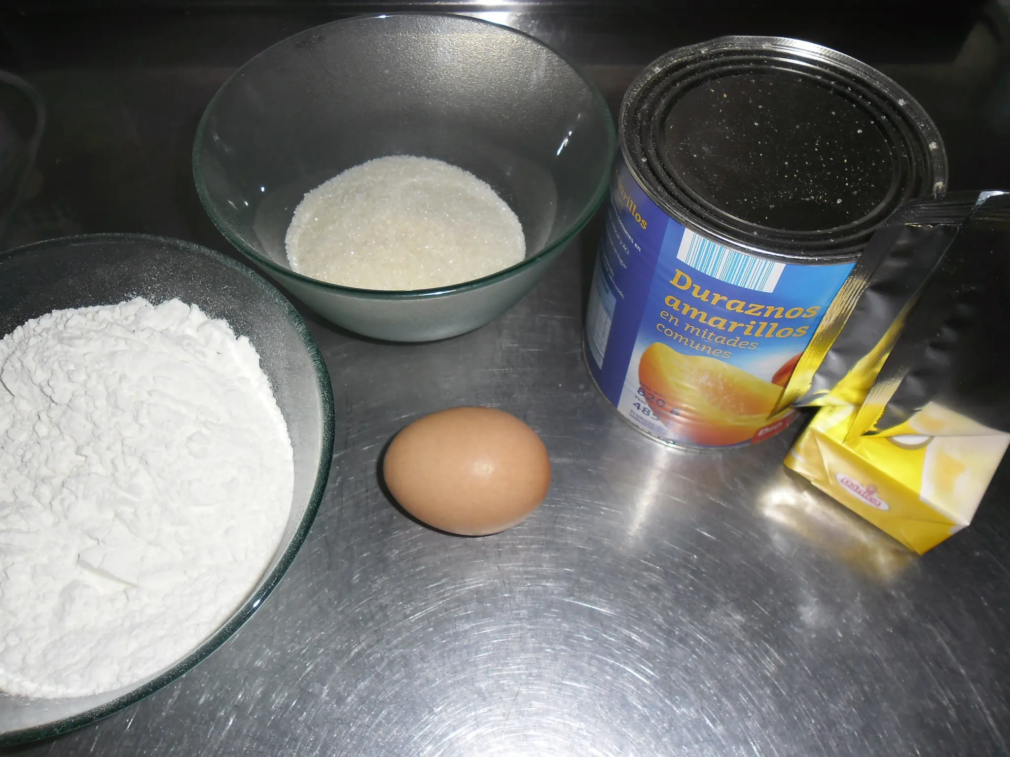 Tarta de durazno! Super fácil