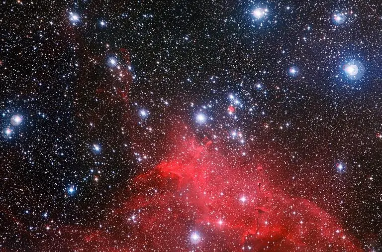 Estrellas jóvenes pintan un espectacular paisaje estelar