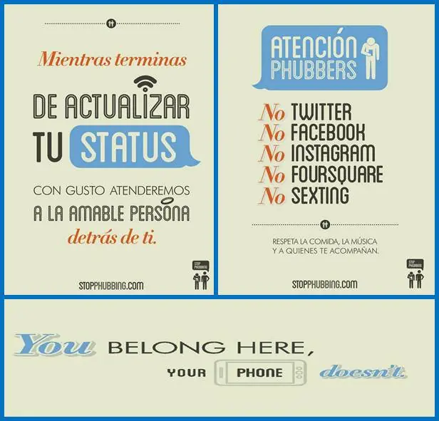 "Phubbing": la costumbre de ignorar la compañía