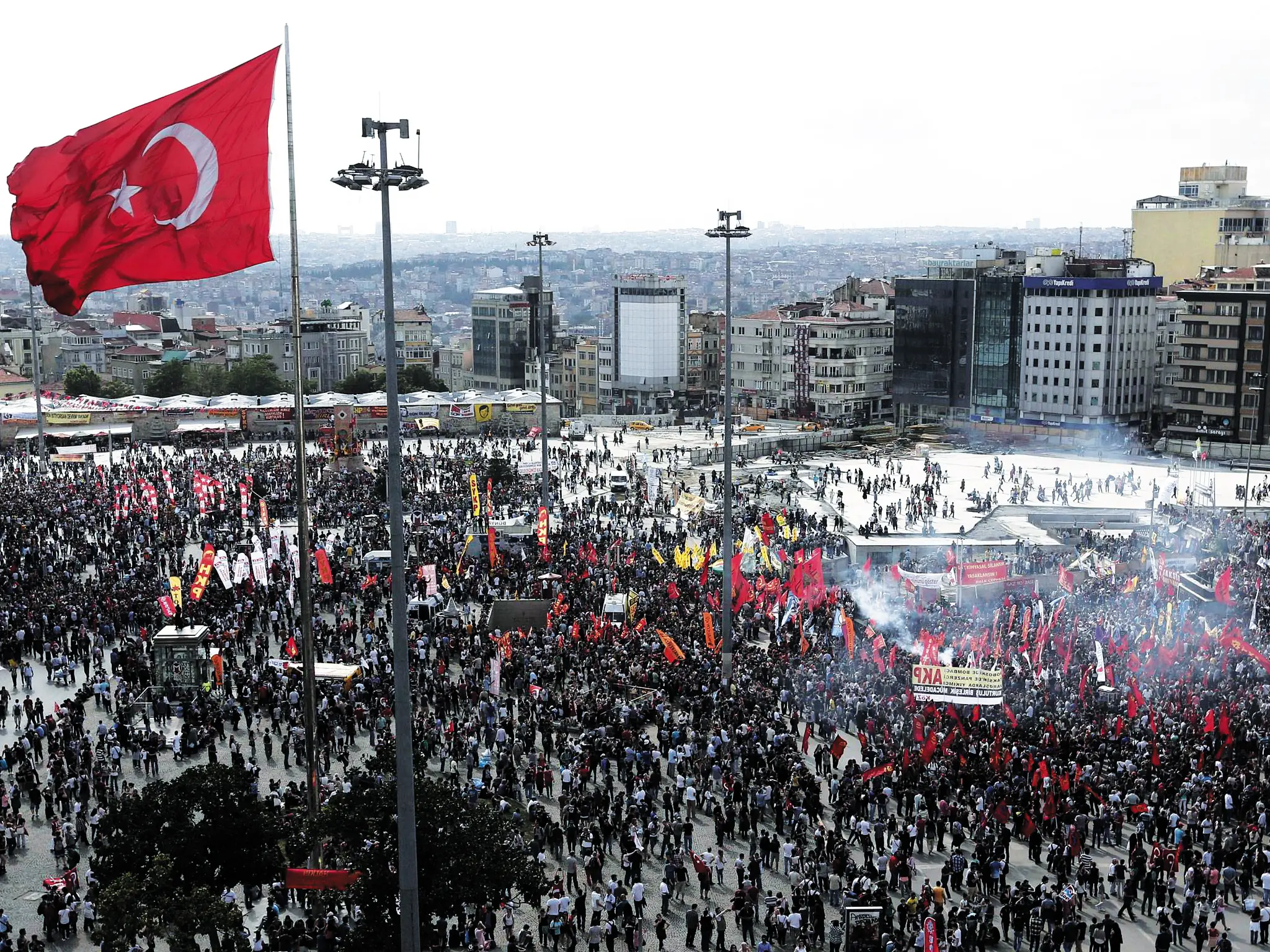 Turquía: Un sabor a Tahrir en plaza Taksim