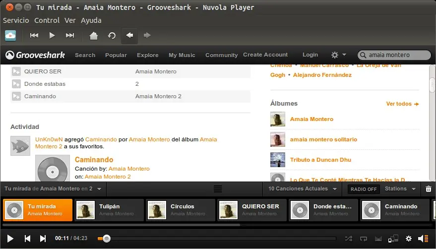 Nuvola Player una nueva versión con muchas mejoras