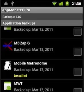 Hacer backups en Android
