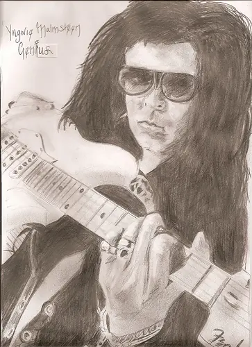 Yngwie Malmsteen  Fan´s Art dibujos e imagenes