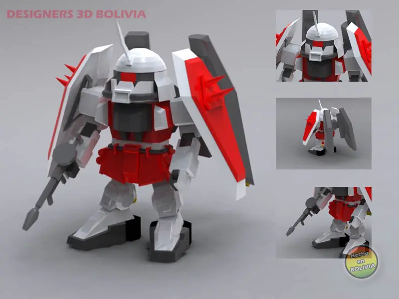 Modelos 3D (3ds max y pepakura)