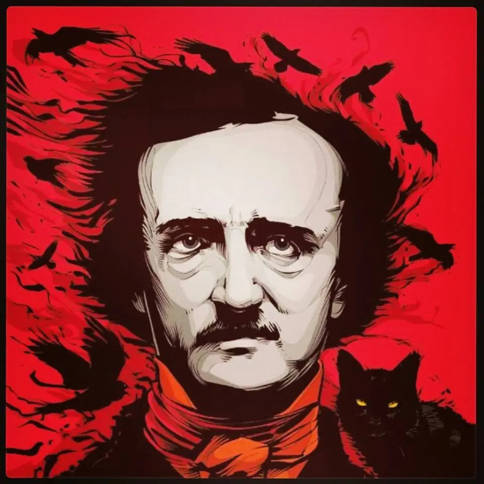 Dibujé a Edgar Allan Poe y te lo muestro (intento(?)