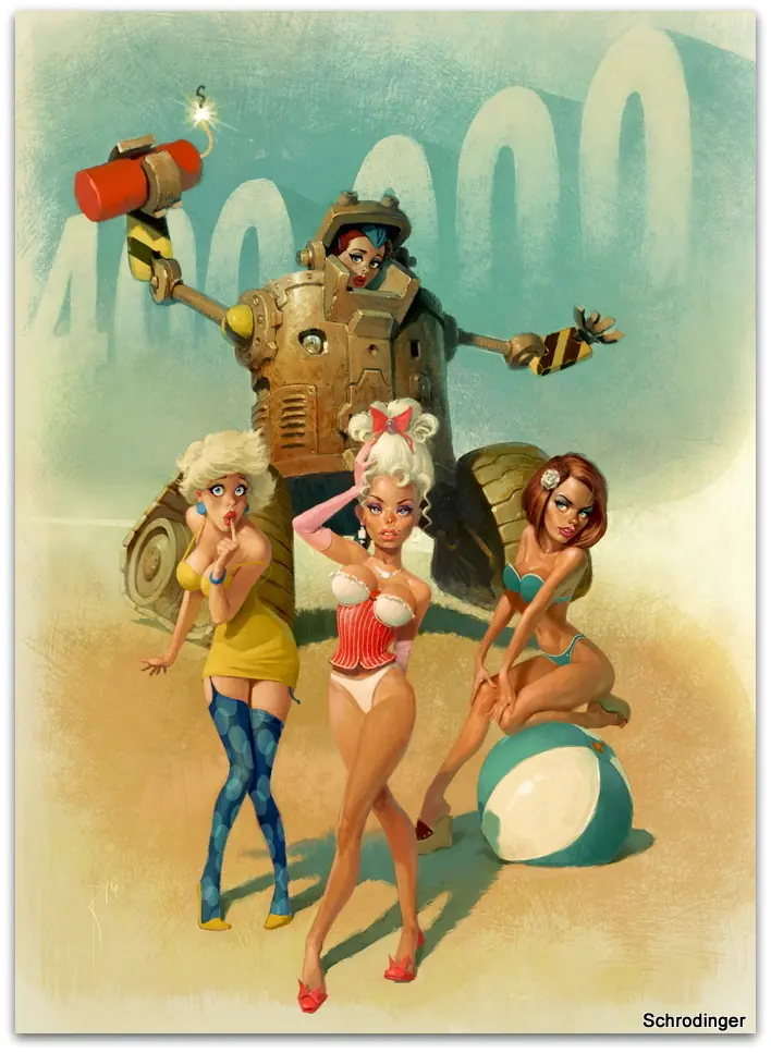Waldemar von Kozak y sus ilustraciones