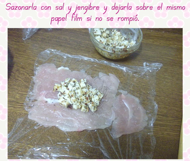 Rollitos de pollo rellenos de mozzarella [Fotoreceta]