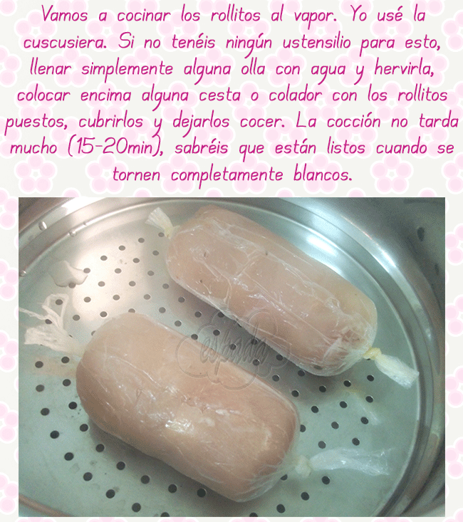 Rollitos de pollo rellenos de mozzarella [Fotoreceta]