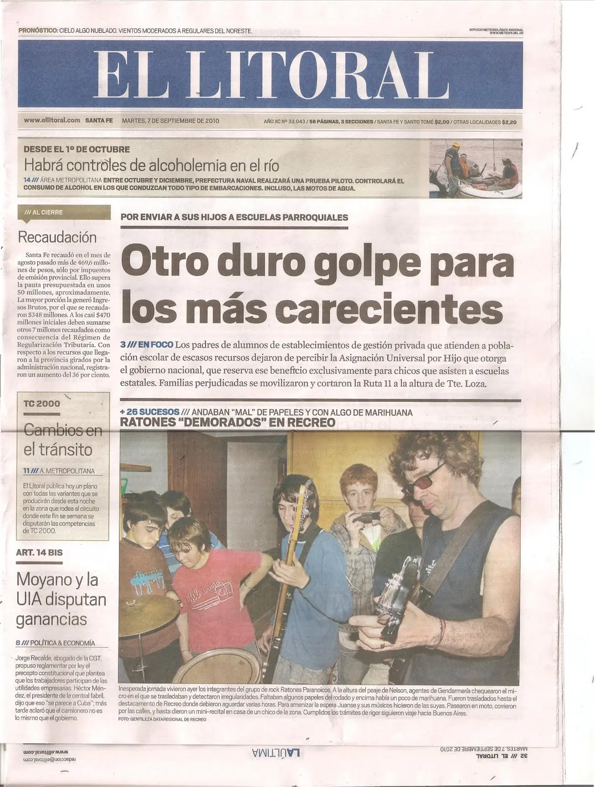 Ahá, toqué con Juanse...