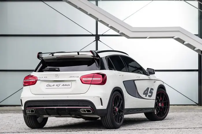 El Mercedes GLA 45 AMG de producción