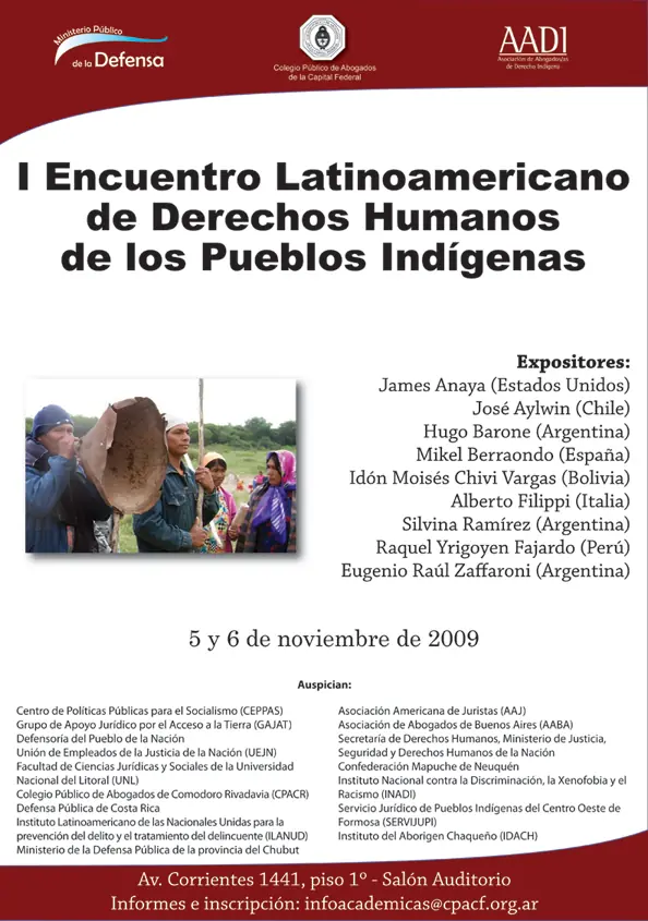 I Encuentro Latinoamericano de DDHH de Pueblos Indigenas