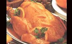 Pollo al vino con hierbas