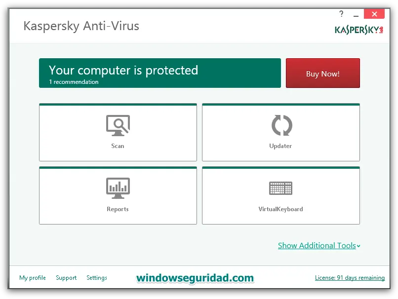 Kaspersky IS y Anti-Virus 2015 Beta