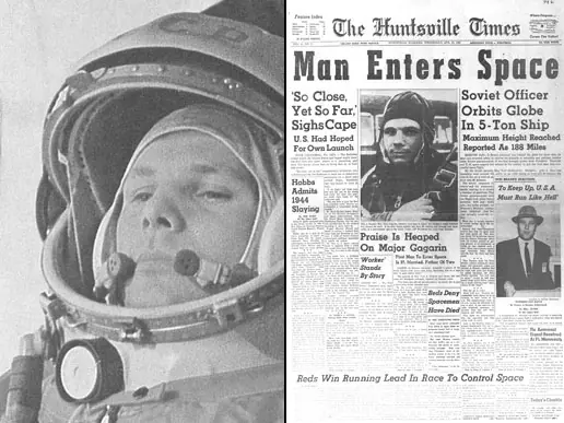 Yuri gagarin, el primer hombre en el espacio, 50 años