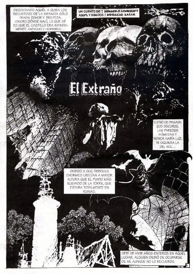 El extraño (comic Lovecraft)