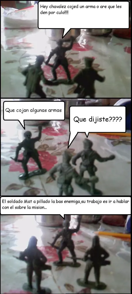 Historia inprvisada de soldaditos! :D