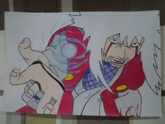 Dibujo Jiraiya (Rasengan)