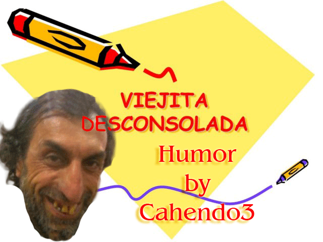Una viejecita desconsolada.