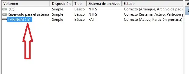 Cambiar letra a la unidad de disco (C: / D: etc.) W7