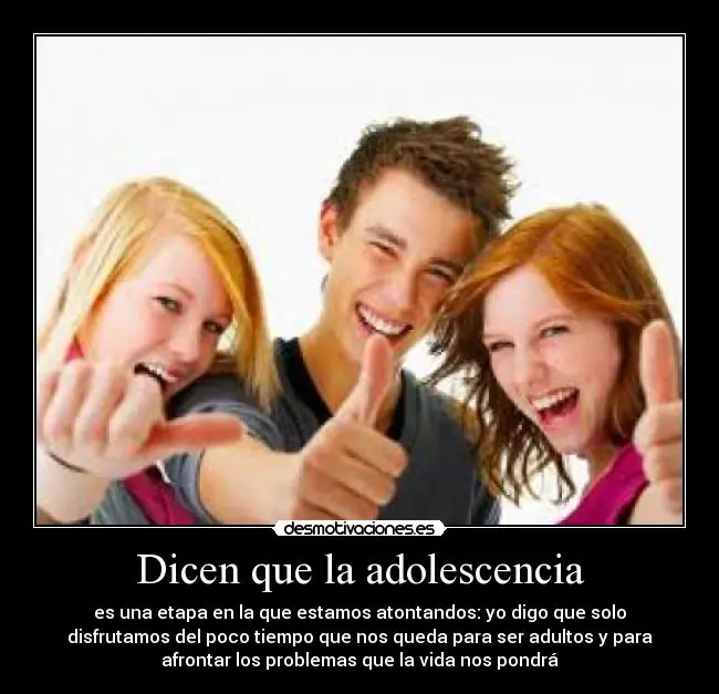 Qué es ser adolescente ?